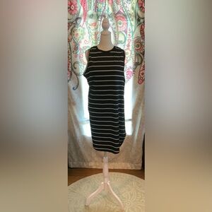 SHEIN Black and White Asymmetrical Dress